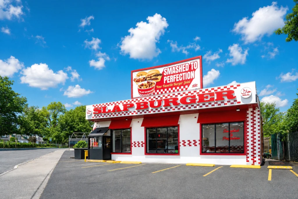 Slap Burger restaurant exterior in Paterson, NJ